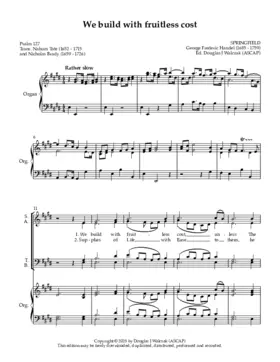 We build with fruitless cost