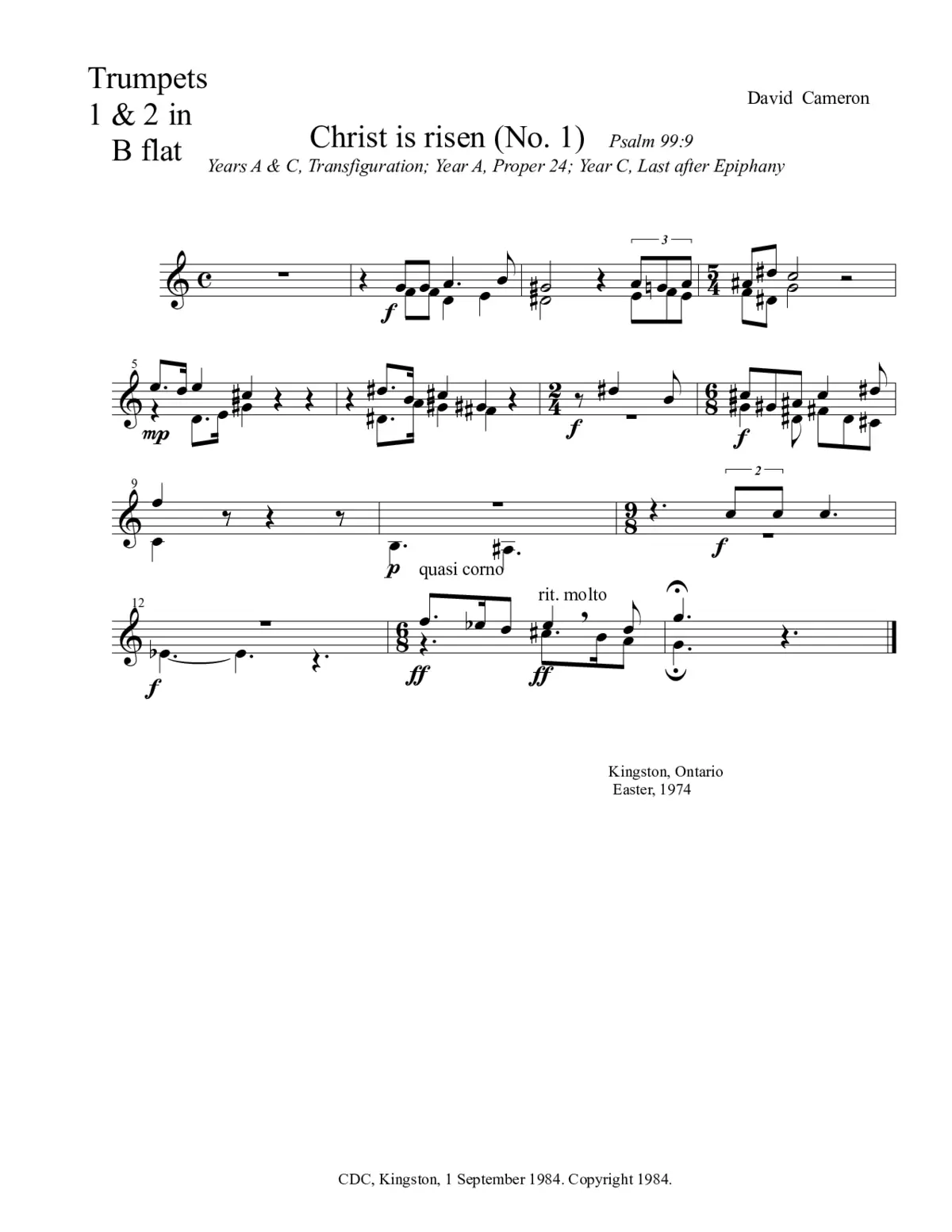 Four Easter introits - Page 1
