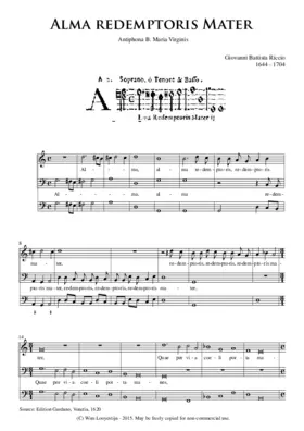 Alma Redemptoris Mater