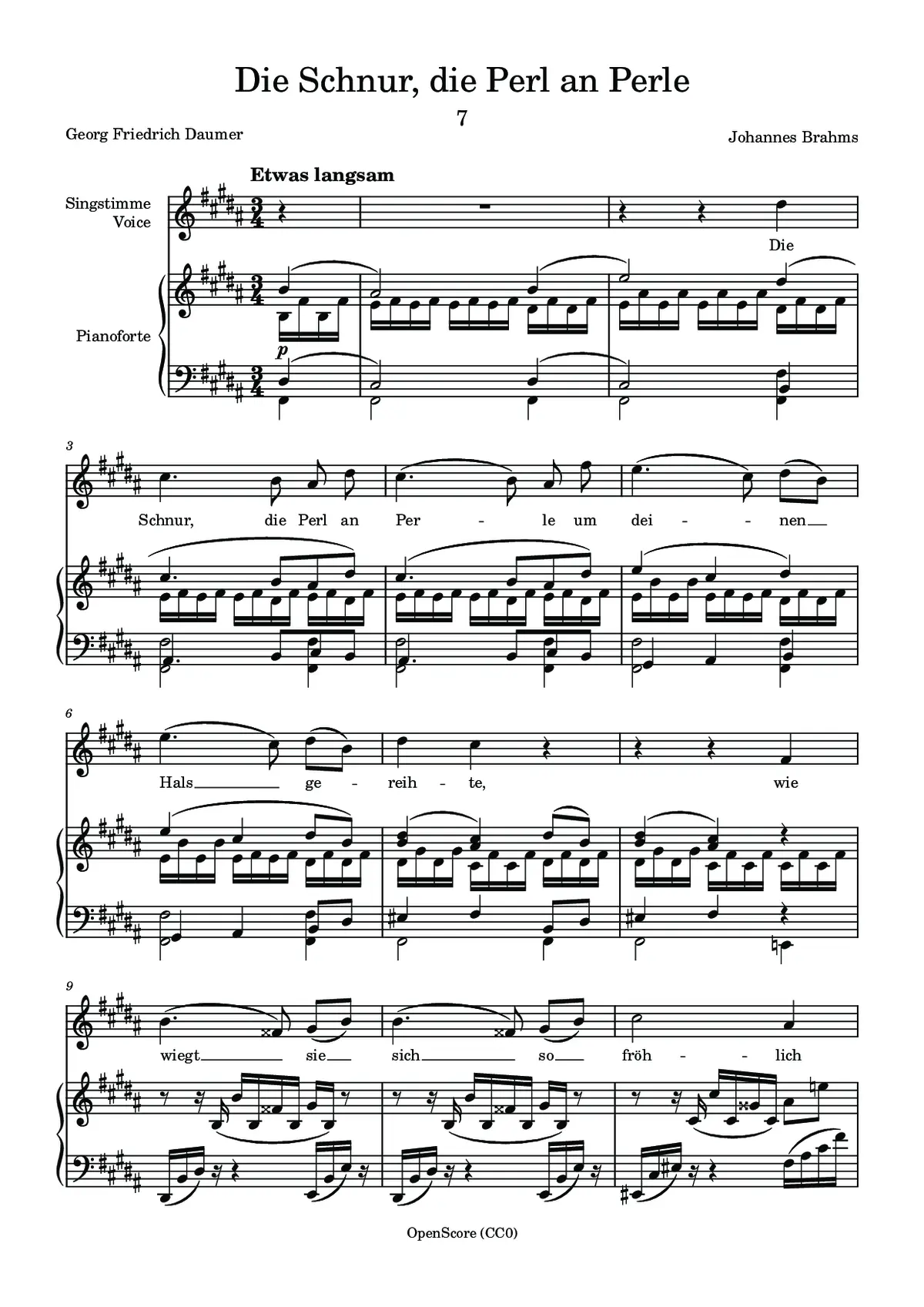 Die Schnur, die Perl an Perle - Page 1