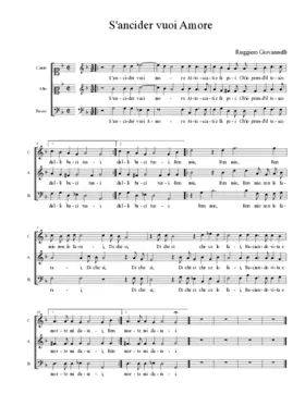 S'ancider vuoi Amore