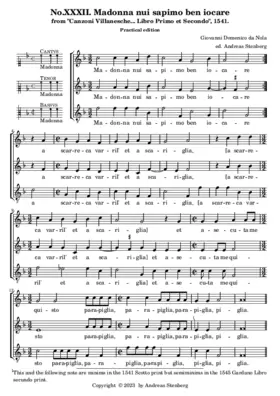 Madonna nui sapimo ben iocare