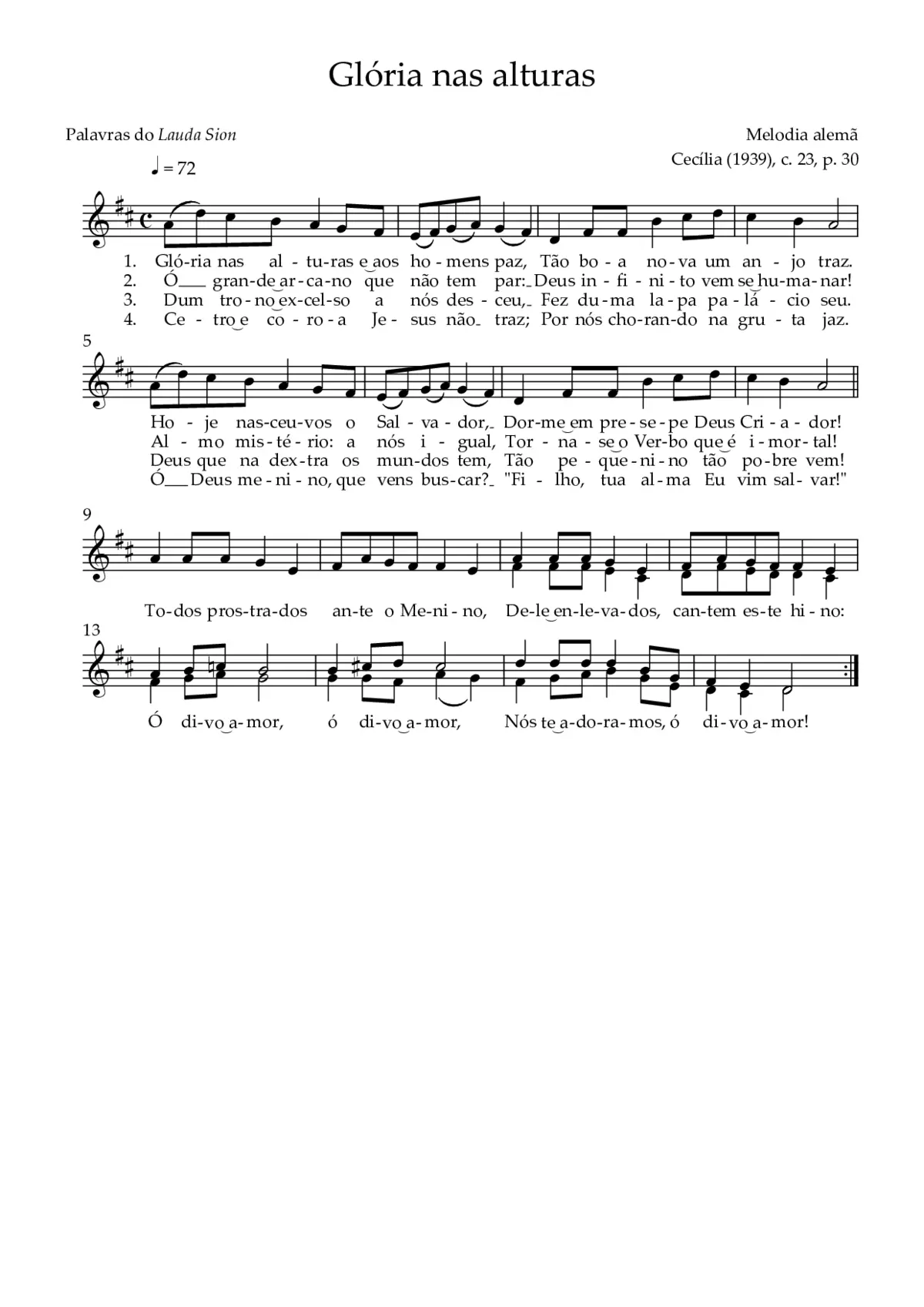 Glória nas alturas - Page 1