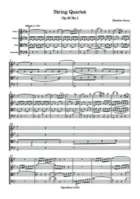 String Quartet, Op.16 No.1