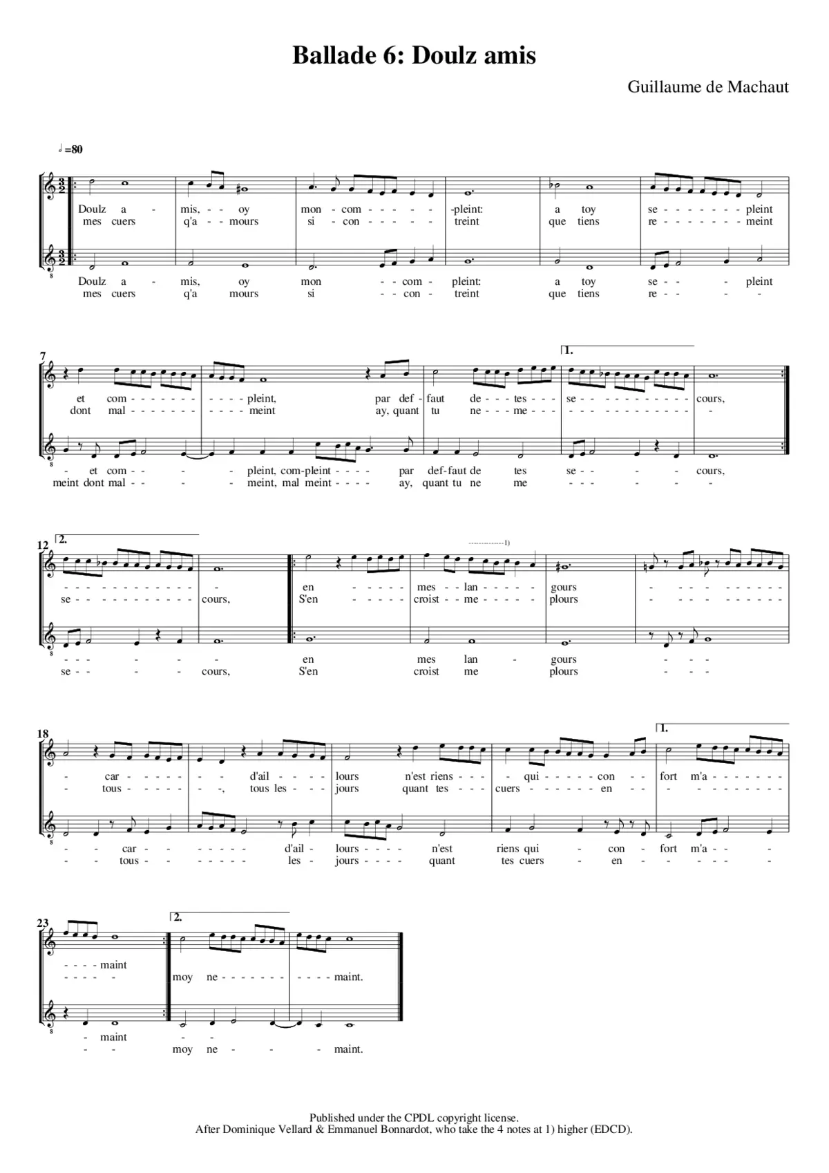 Doulz amis - Page 1