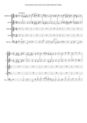 O be joyful in the Lord all ye lands