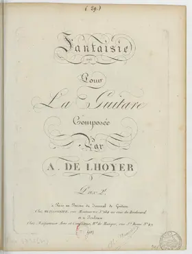 Fantaisie Pour la Guitare