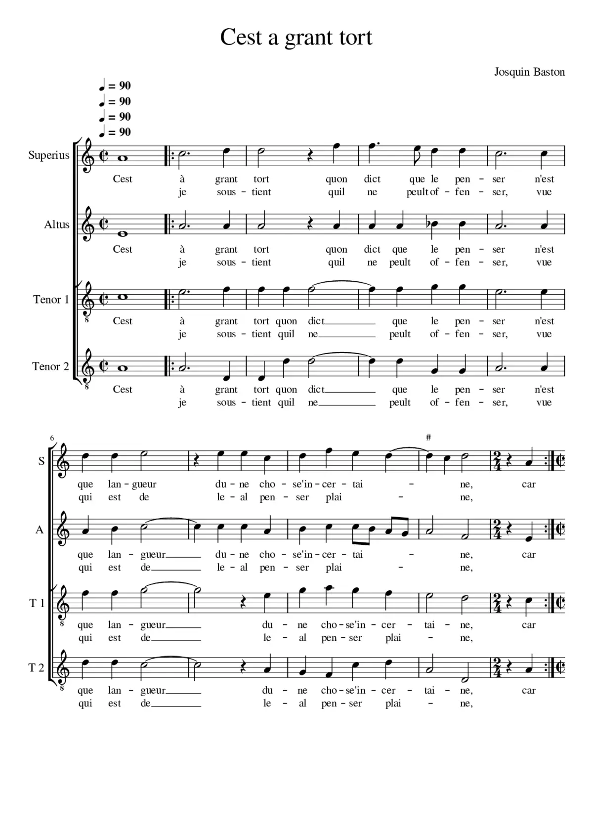 C'est a grand tort - Page 1