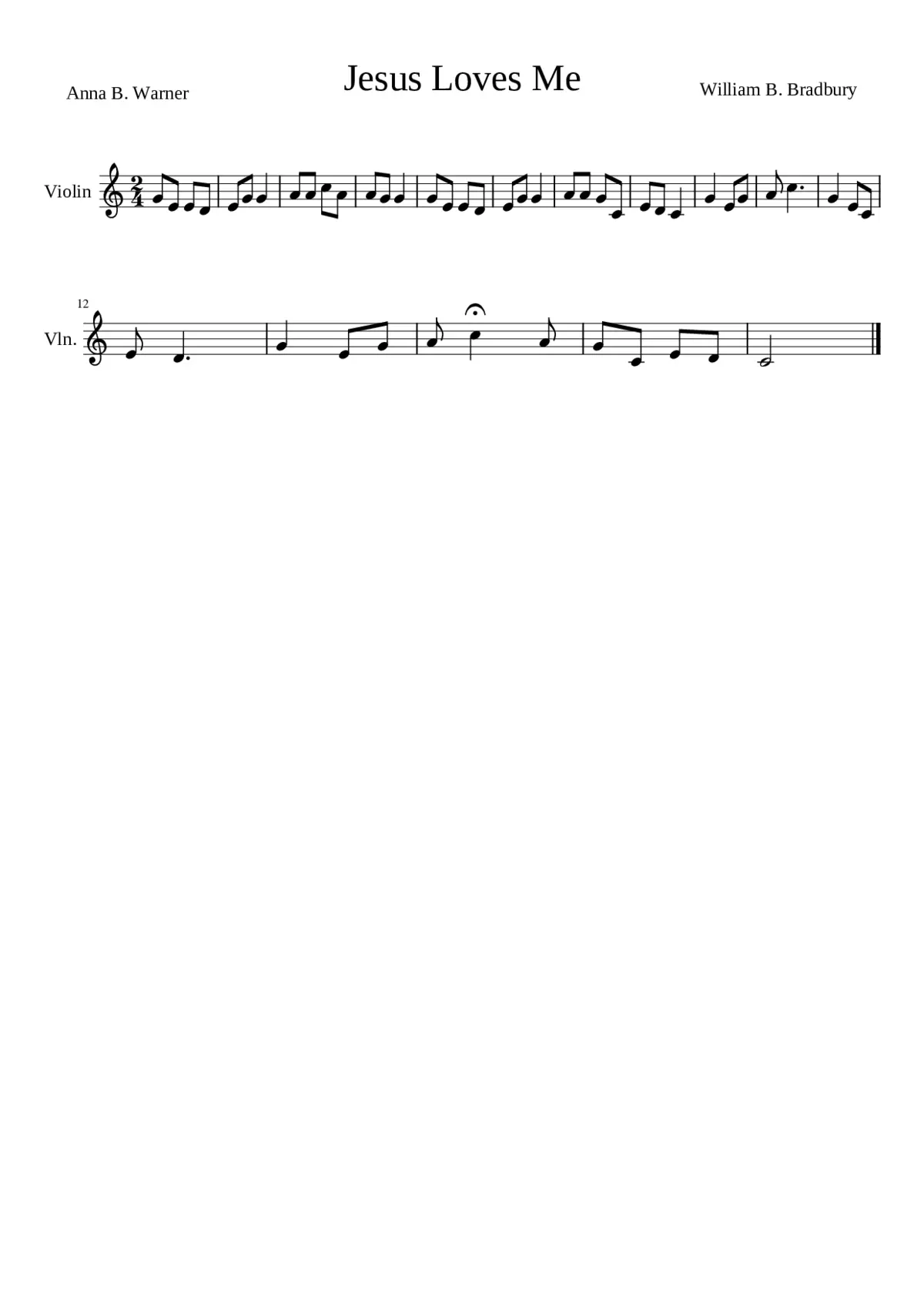 Jesus Loves Me - Page 1