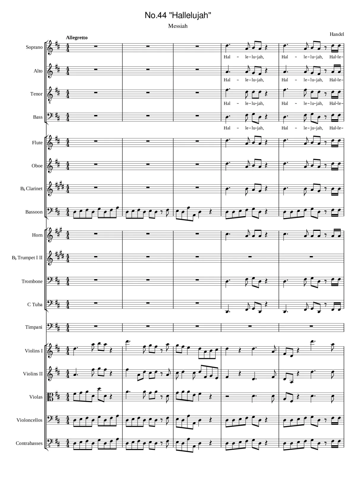 Messiah HWV 56 - Page 1
