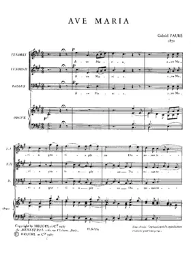 Ave Maria in A major