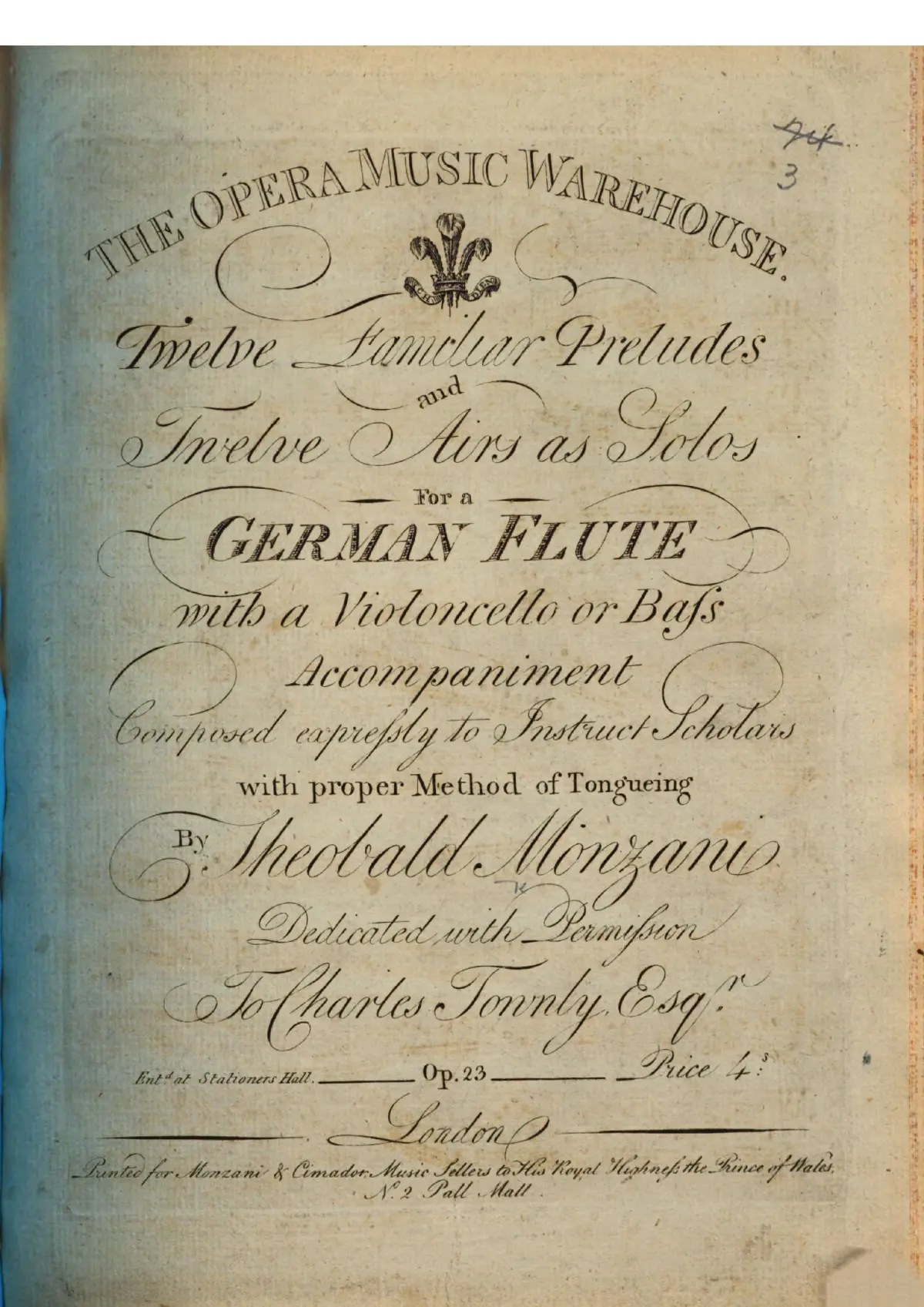 12 Preludes and 12 Airs - Page 1