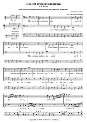 Hoc est præceptum meum