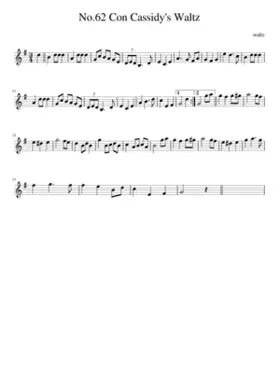 No.62 Con Cassidy's Waltz