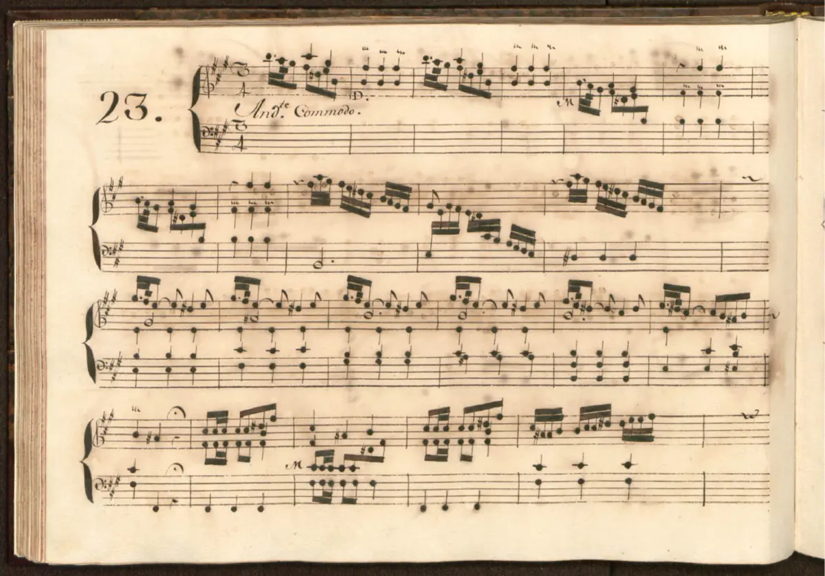 Keyboard Sonata in E major - Page 1