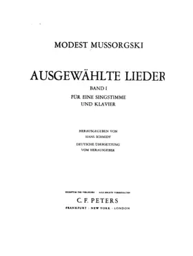 Lieder für eine Singstimme und Klavier