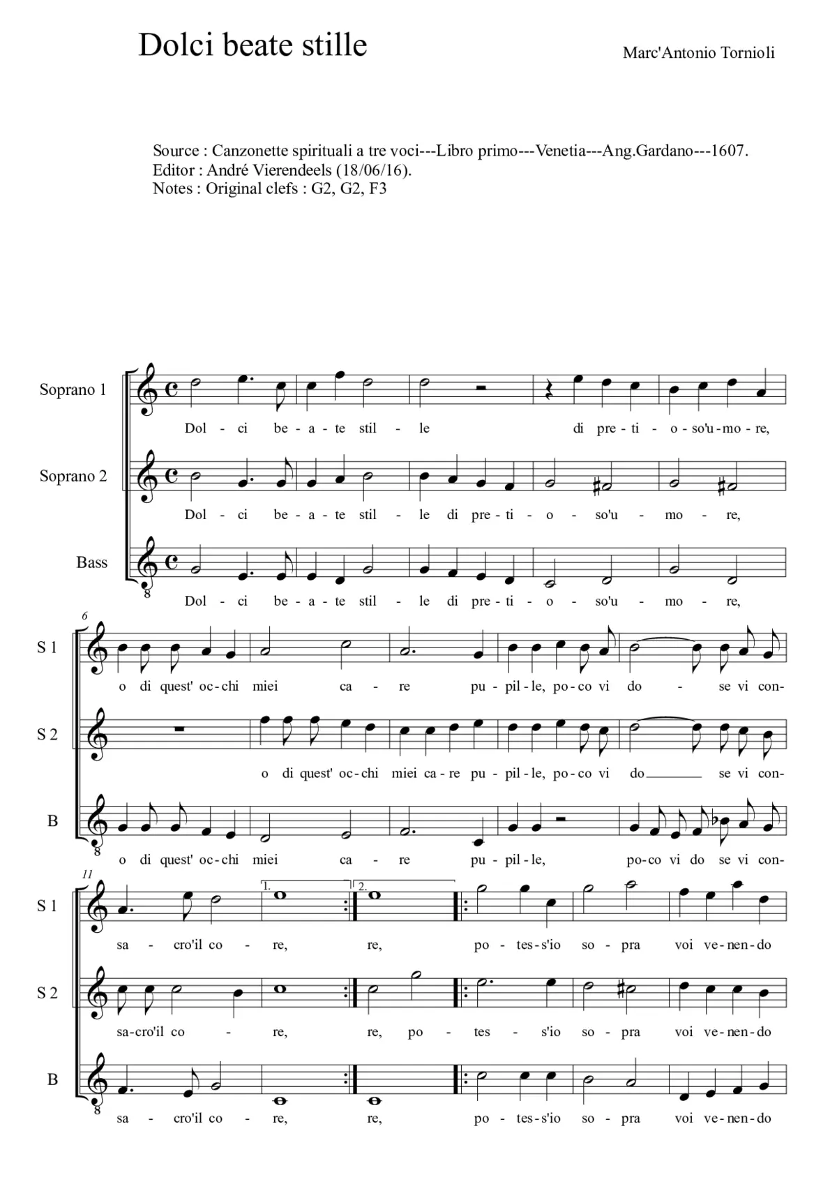 Dolci beate stille - Page 1