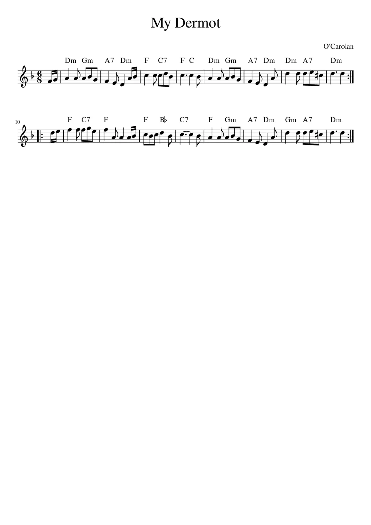 My Dermot - Page 1