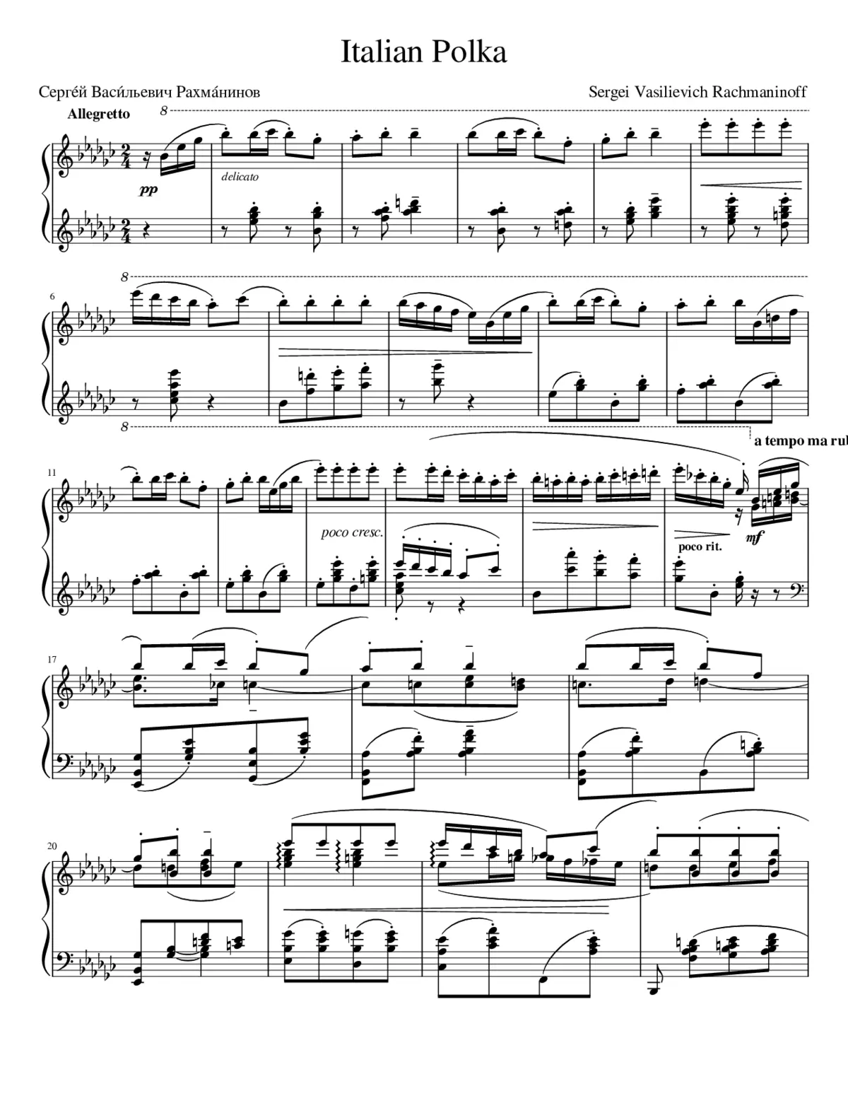 Polka italienne - Page 1