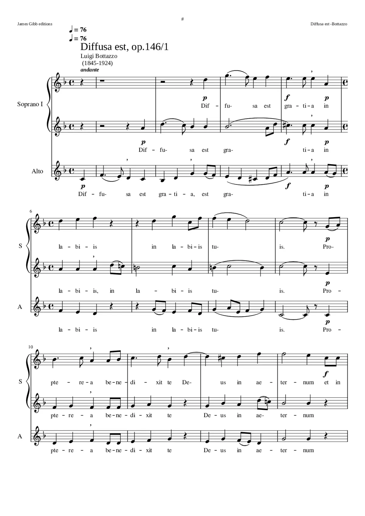 Diffusa est op.146/1 - Page 1