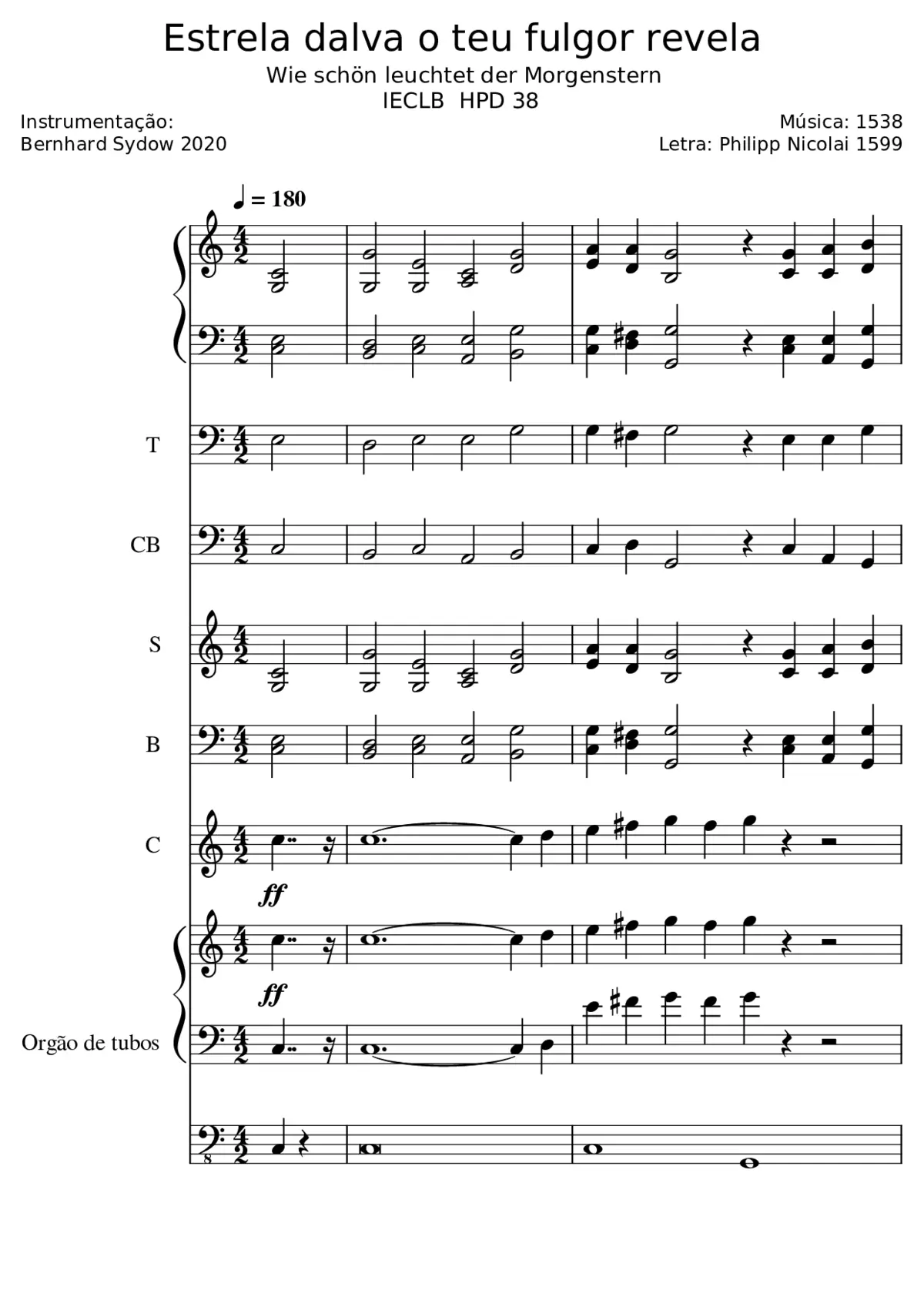 Wie schön leuchtet der Morgenstern - Page 1