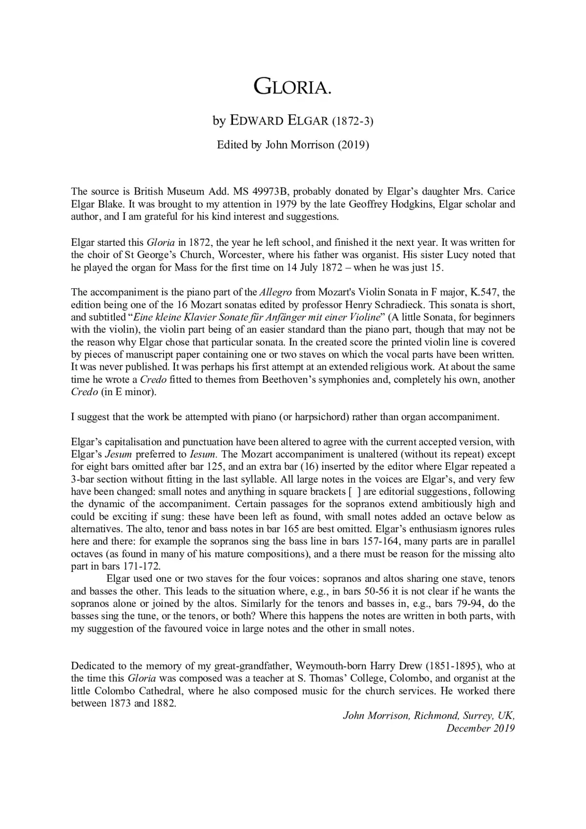 Gloria - Page 1