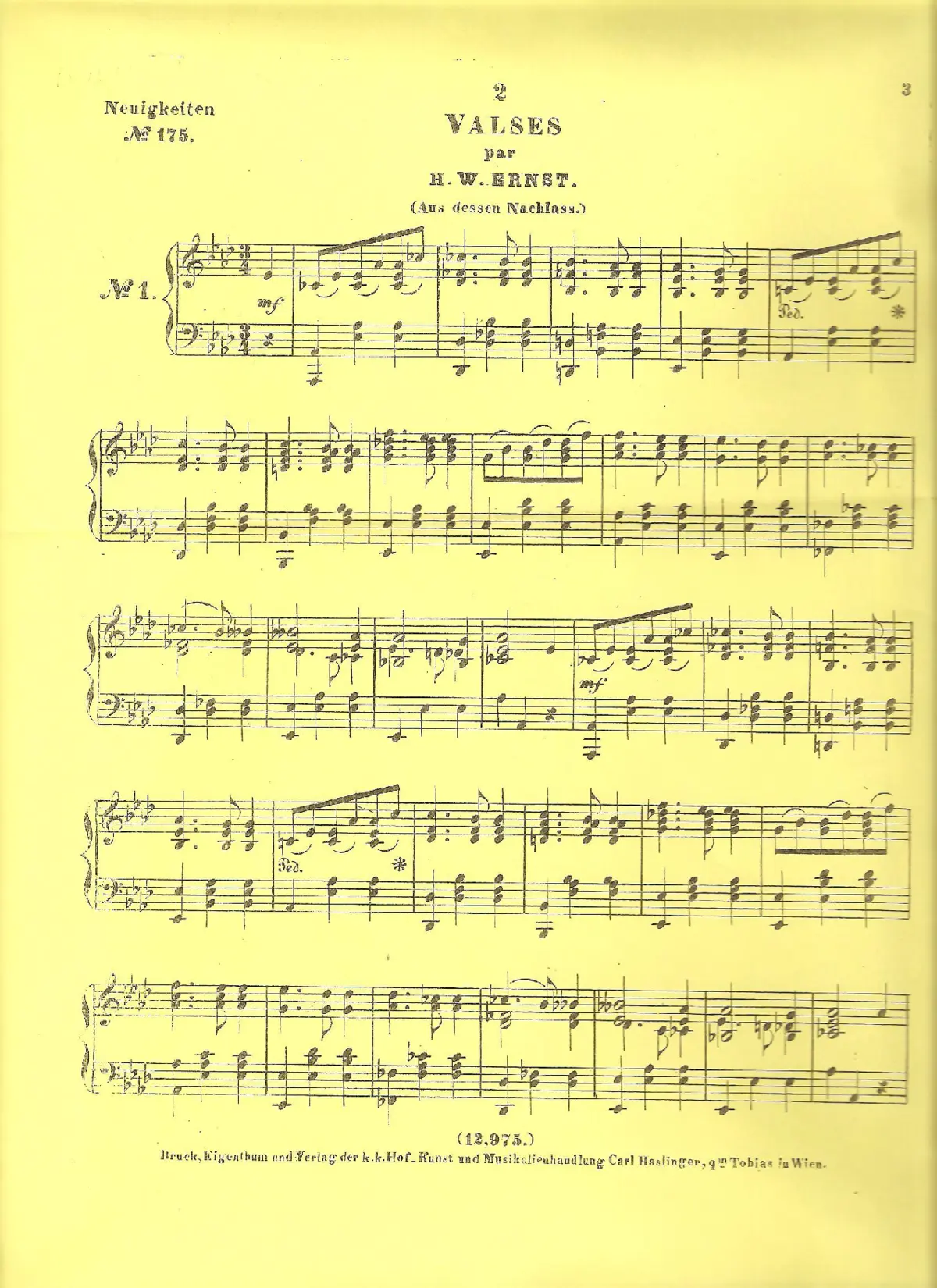 Deux Valses - Page 1