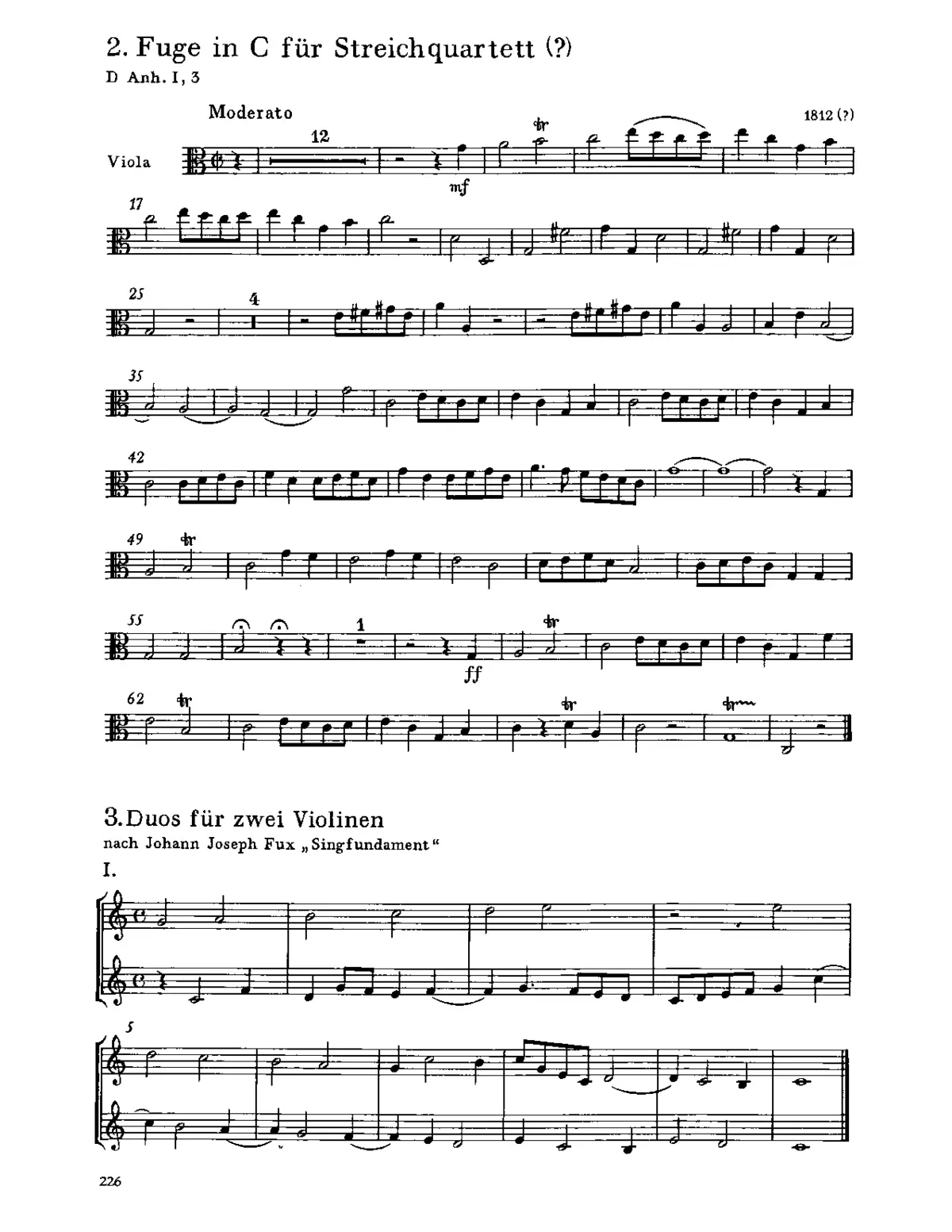 Fugue in C major - Page 1