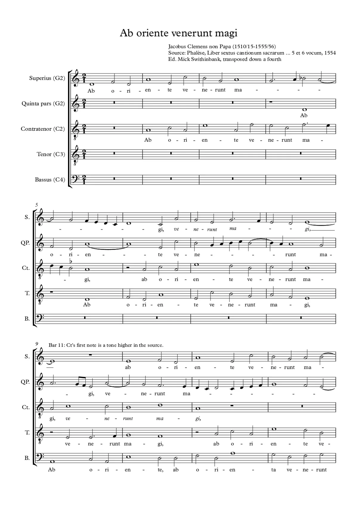 Ab oriente venerunt magi - Page 1