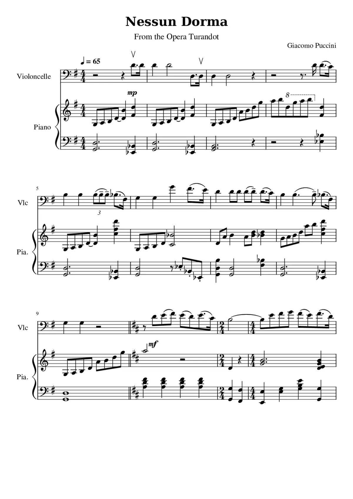 Turandot SC 91 - Page 1