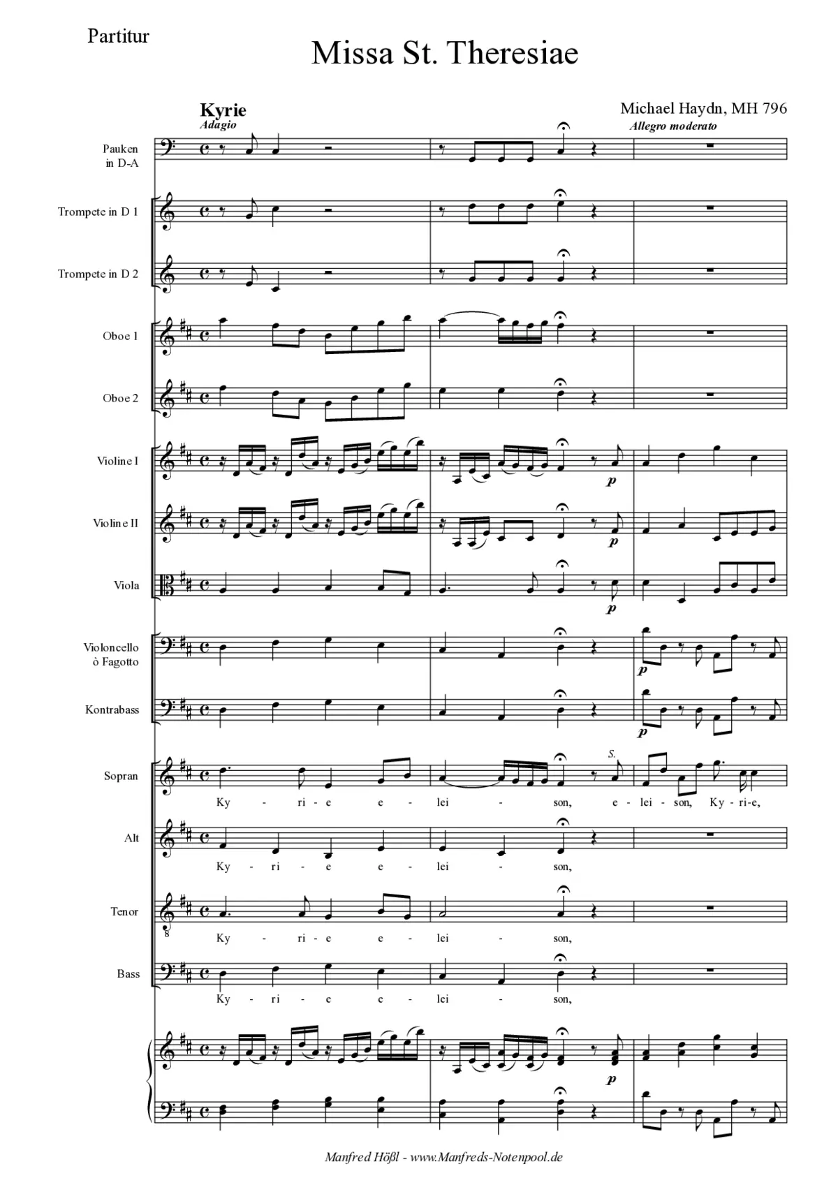 Missa Theresiae - Page 1