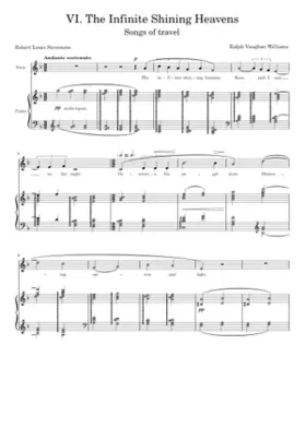 Songs of Travel 6 The Infinite Shining Heavens