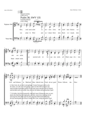 Herr straf mich nicht in Deinem Zorn SWV 135