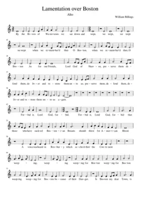 Lamentation over Boston