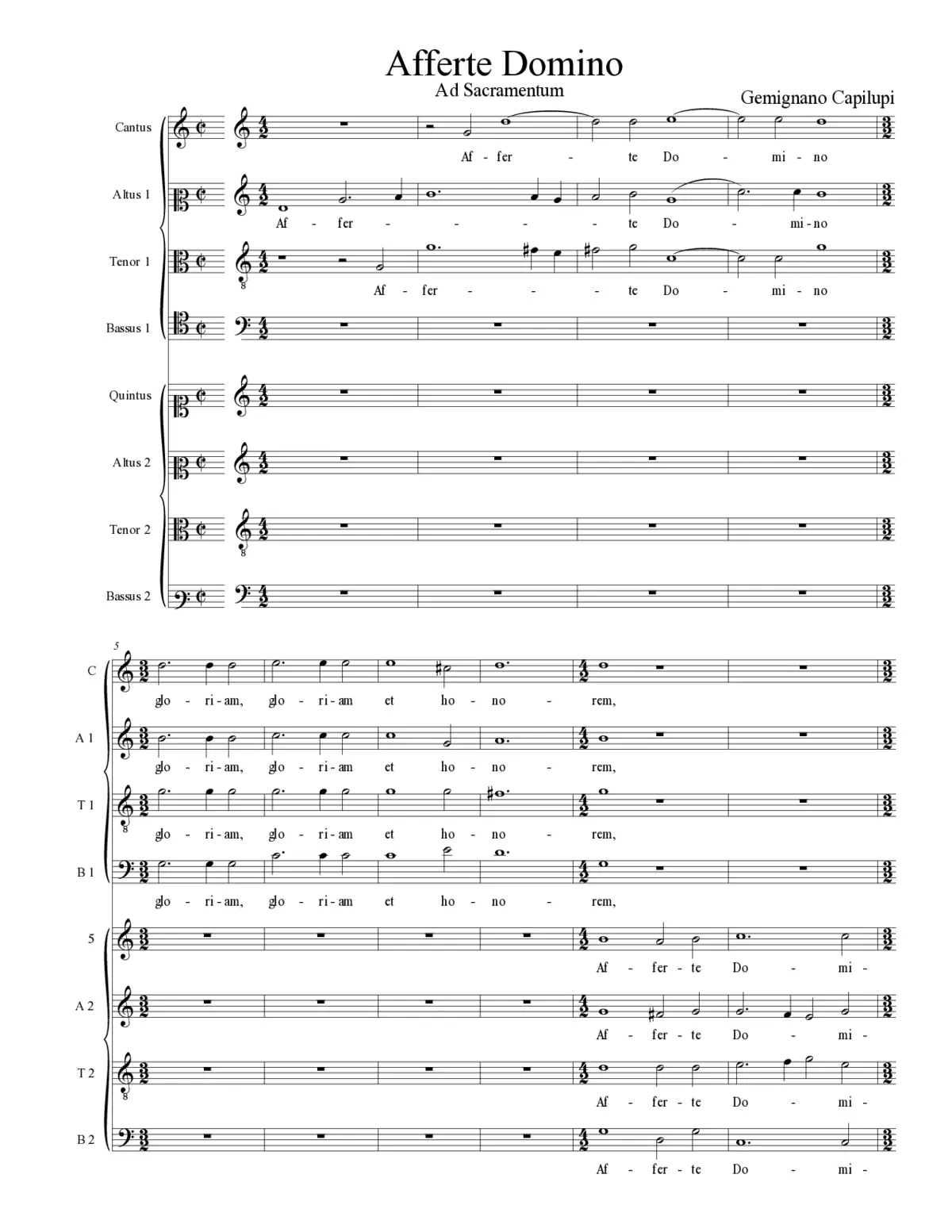 Afferte Domino - Page 1