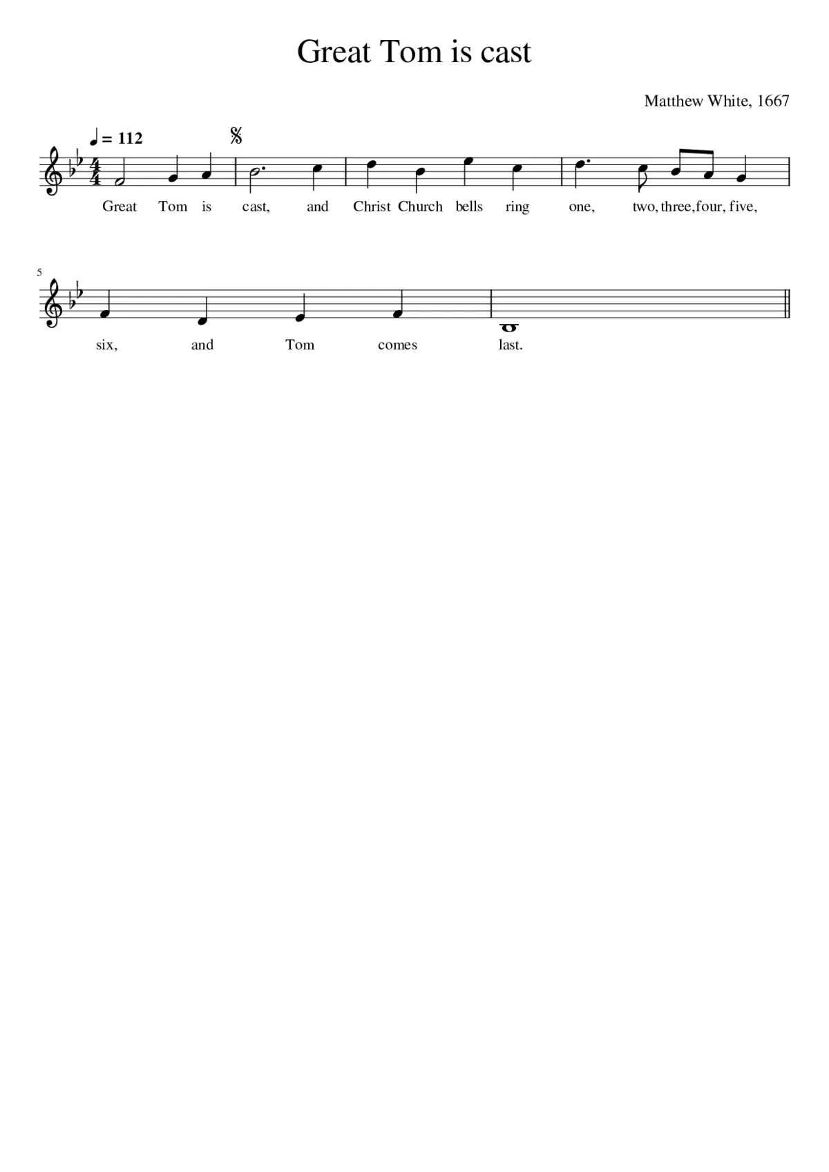 Great Tom is cast - Page 1