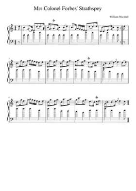 Mrs Colonel Forbes' Strathspey