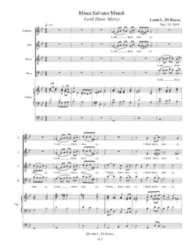 Saviour of the World Mass – Missa Salvator Mundi