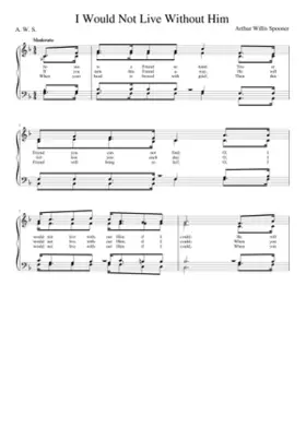 Jesus is a Friend so kind (Spooner)