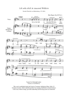 2 Geistliche Lieder, Op. 105