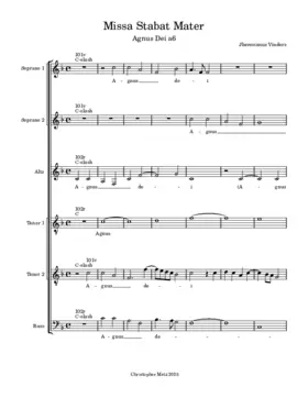 Missa Quinque vocum super Stabat mater