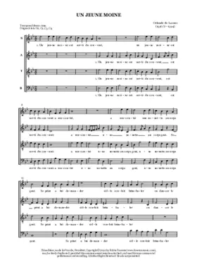 Un jeune moine est sorti du couvent