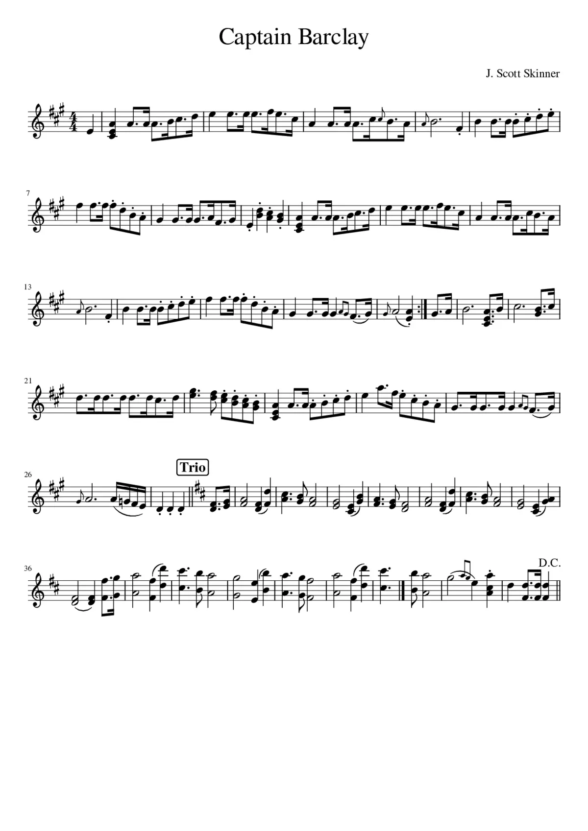 Captain Barclay - Page 1