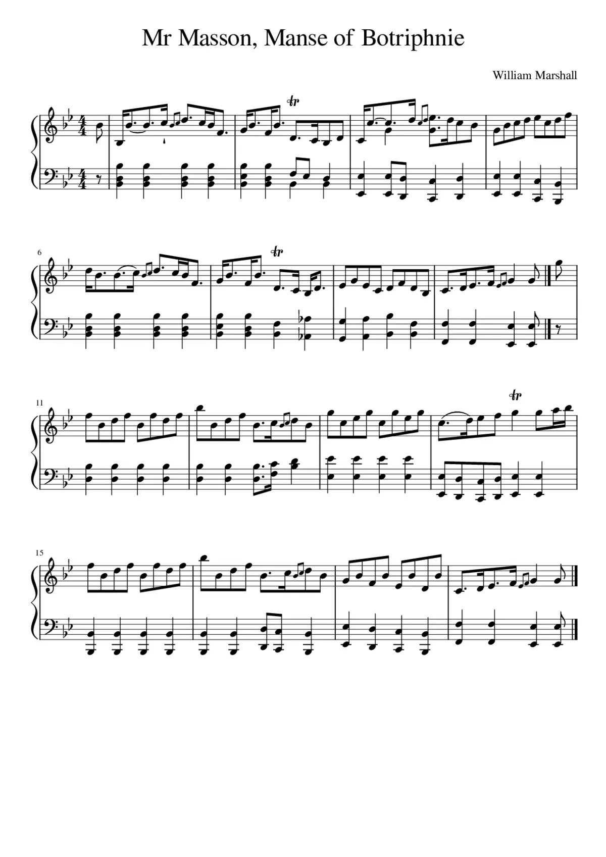 Mr Masson Manse of Botriphnie - Page 1