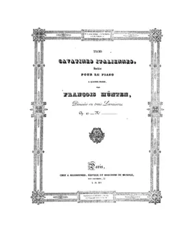 3 Cavatines italiennes