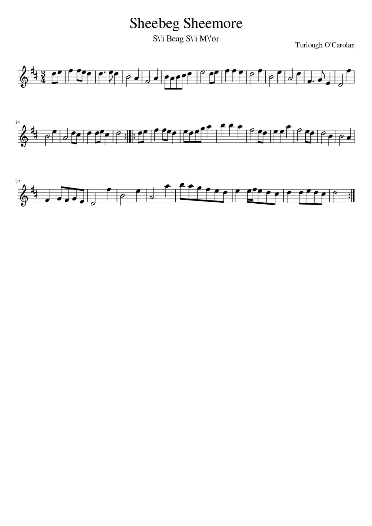 Sheebeg Sheemore - Page 1