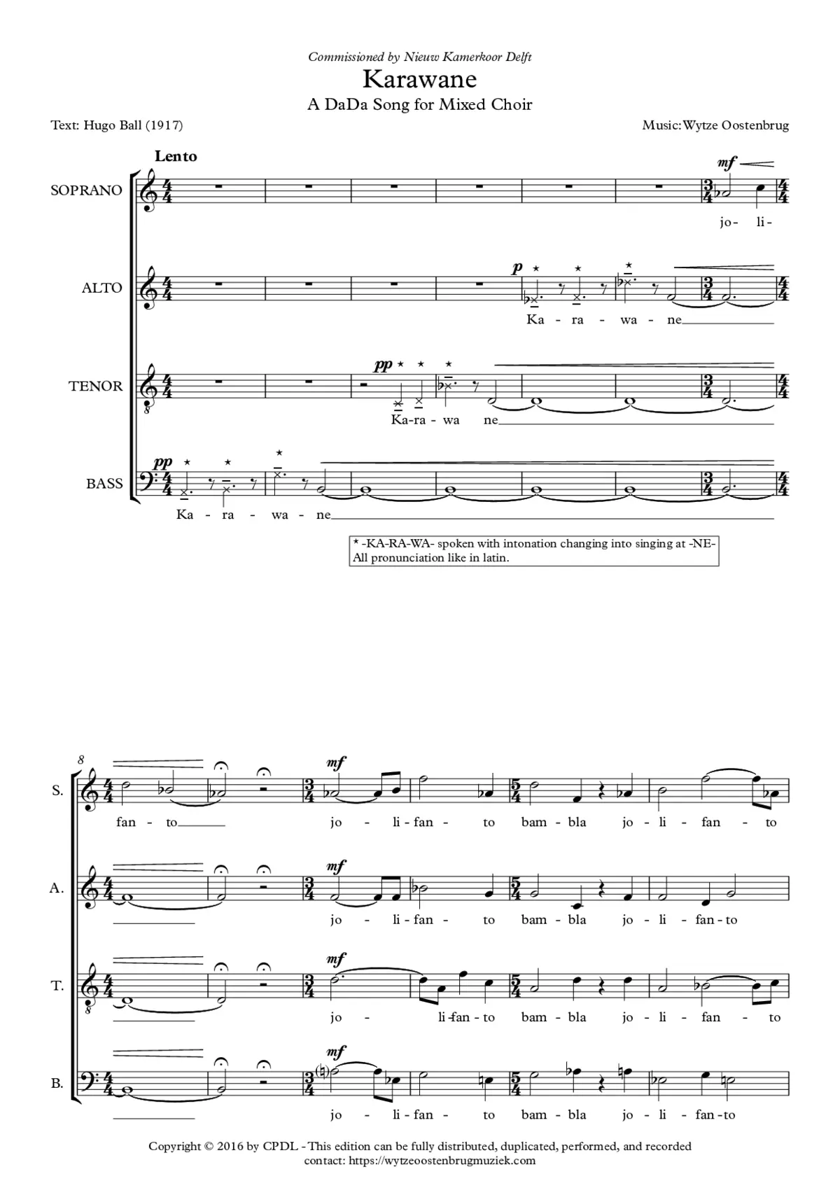 Karawane - Page 1