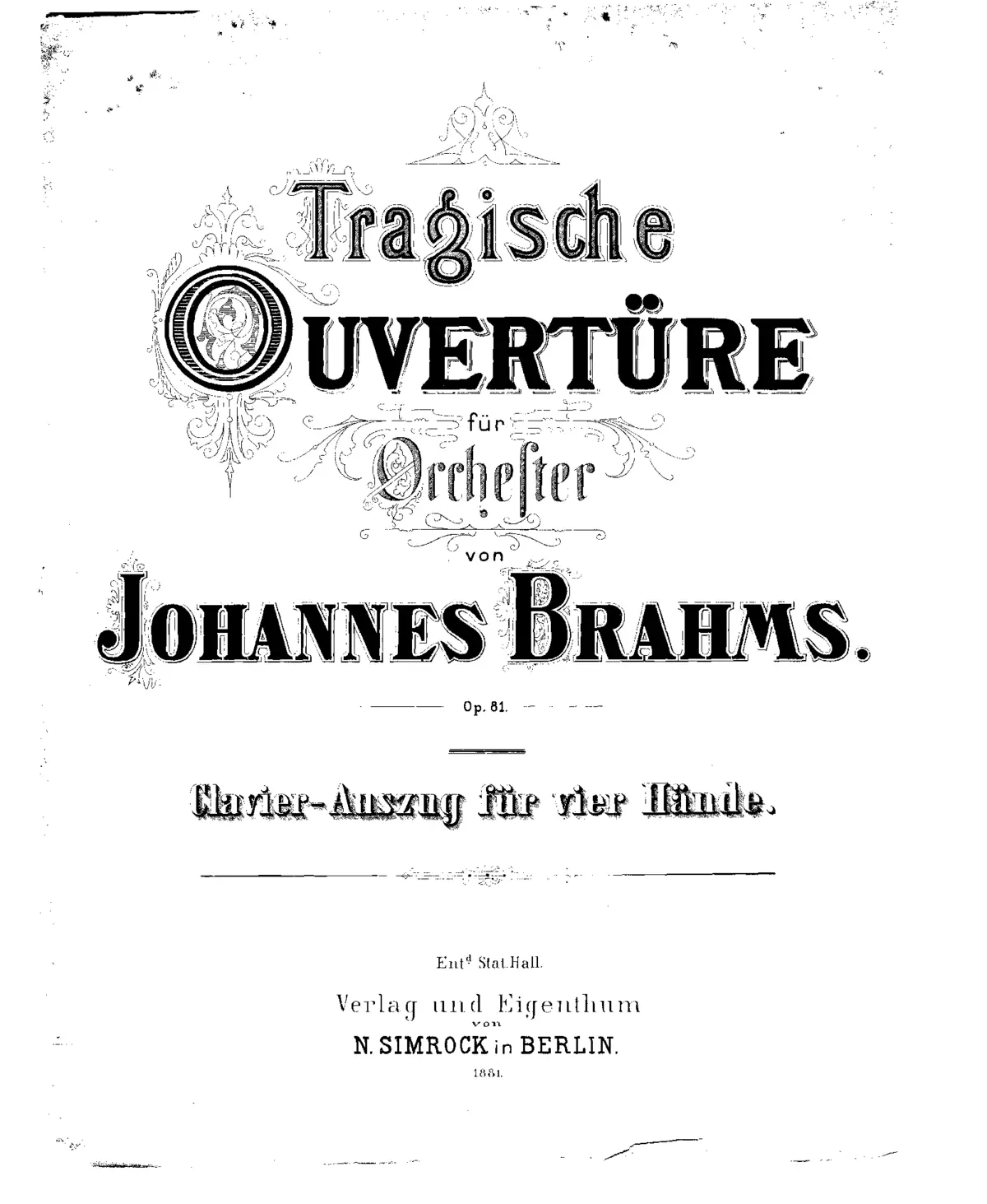 Tragic Overture - Page 1
