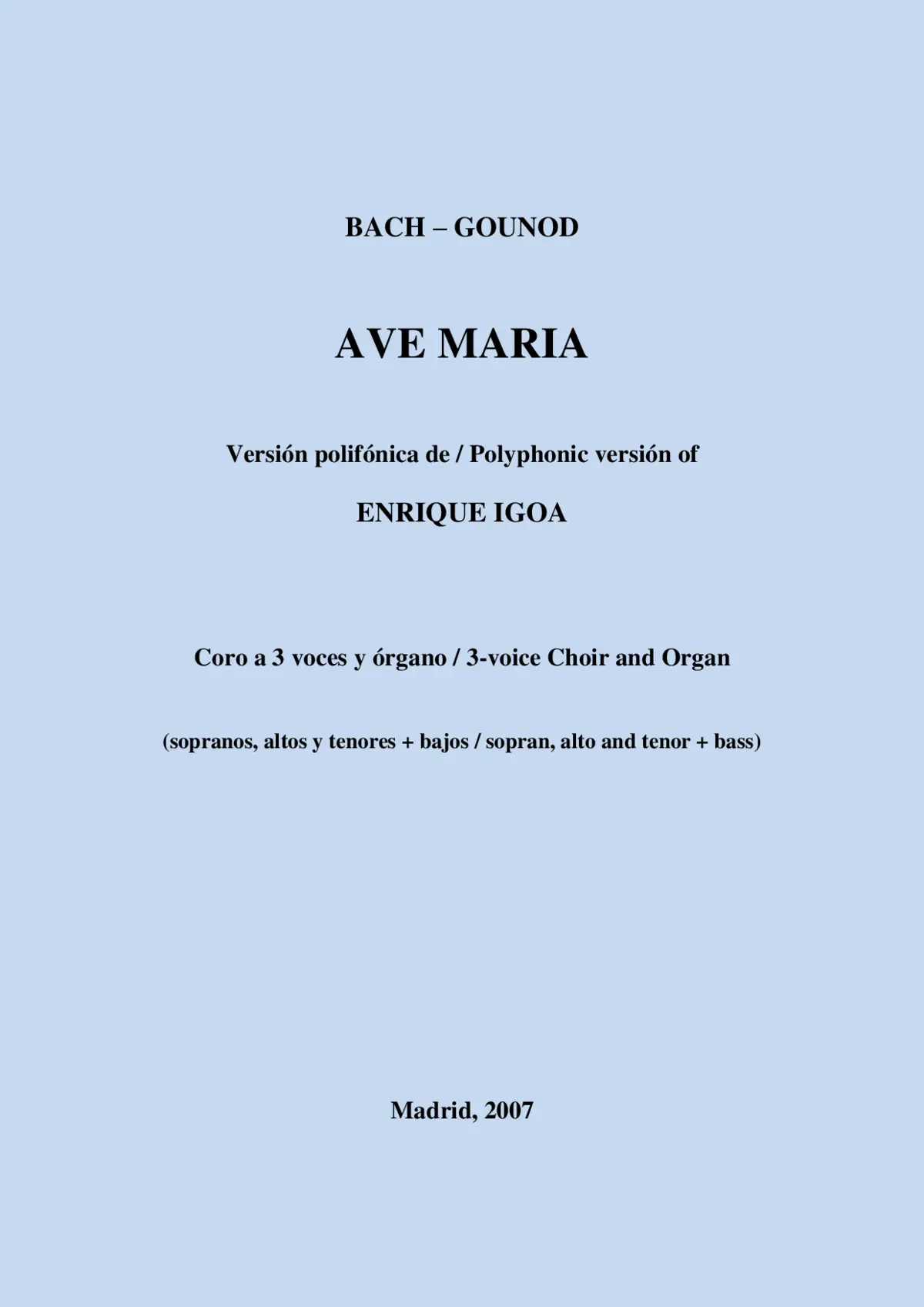 Ave Maria (Méditation sur… Bach) - Page 1