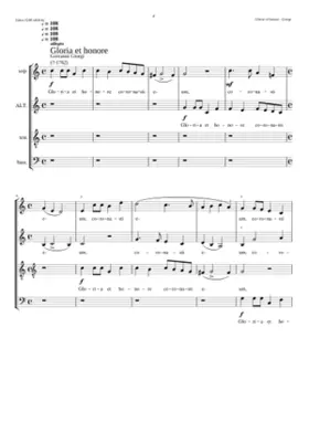 Gloria et honore